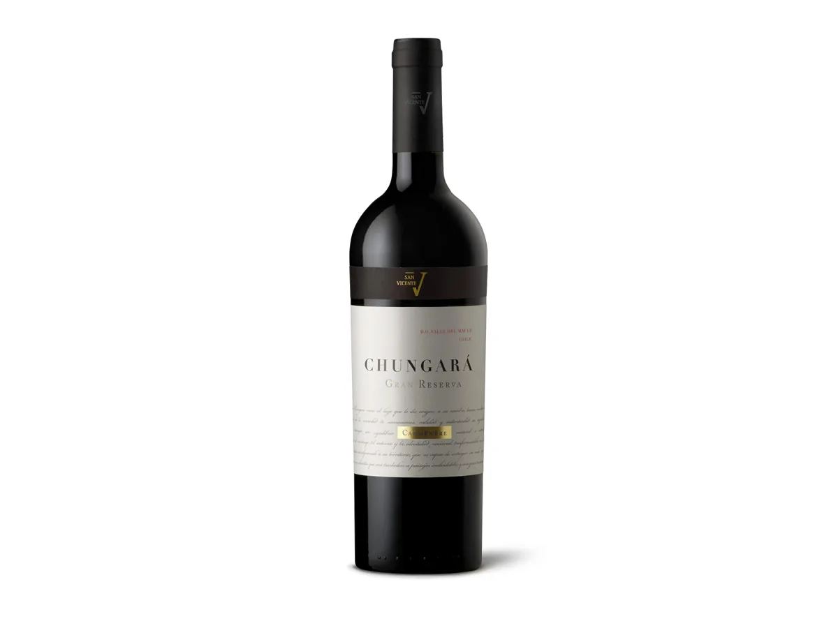 San V Chungará Carménère Gran Reserva phù hợp cho các bữa tiệc trang trọng hoặc kết hợp cùng món thịt đỏ đậm vị.