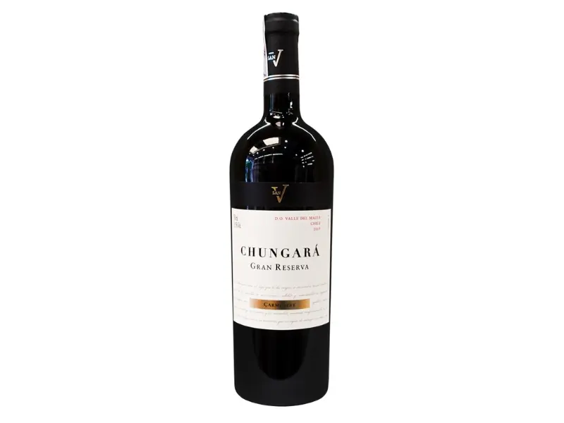 San V Chungara Carmenere hương mận chín, tiêu xanh, khói nhẹ