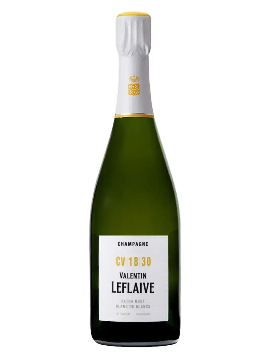 Chai rượu vang Champagne Valentin Leflaive, Blanc de Blancs, Extra Brut