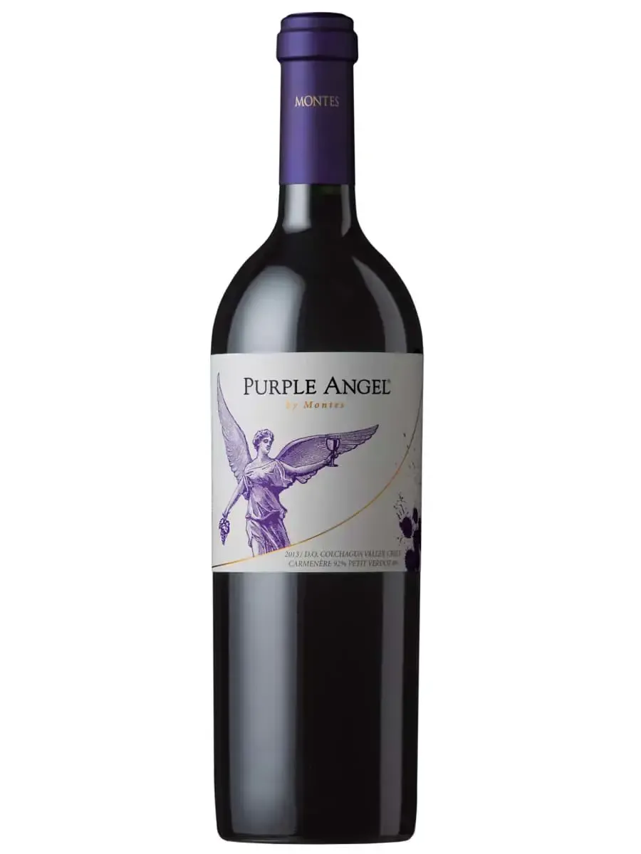 Chai rượu vang Montes Purple Angel (Carmenère)