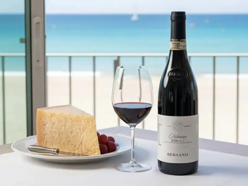 Bersano Nirvasco Barolo DOCG có cấu trúc tannin mạnh, độ chua sắc nét