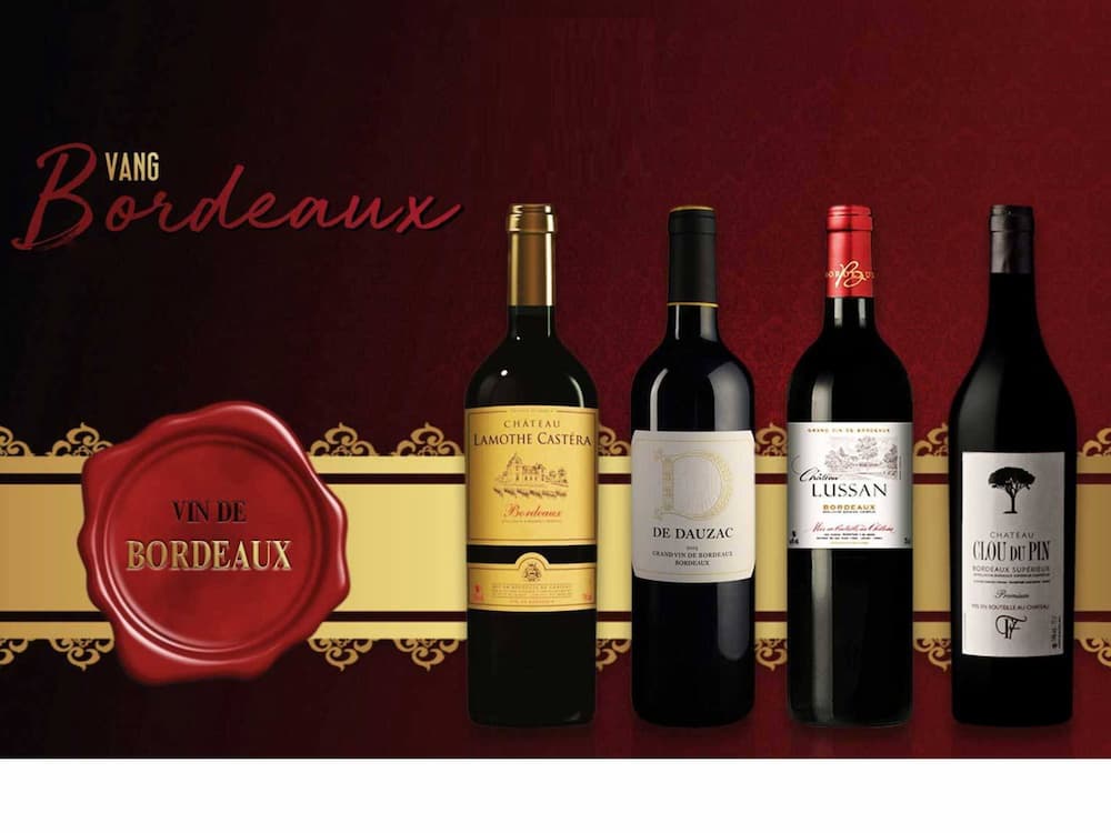 Phong cách vang Bordeaux hài hòa và có chiều sâu