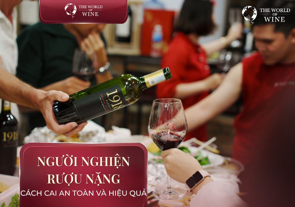 Cách cai rượu cho người nghiện nặng an toàn và hiệu quả
