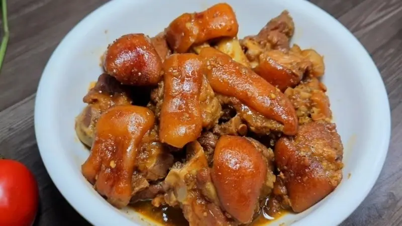 Giò heo nấu giả cầy - Béo mềm, dậy mùi riềng mẻ