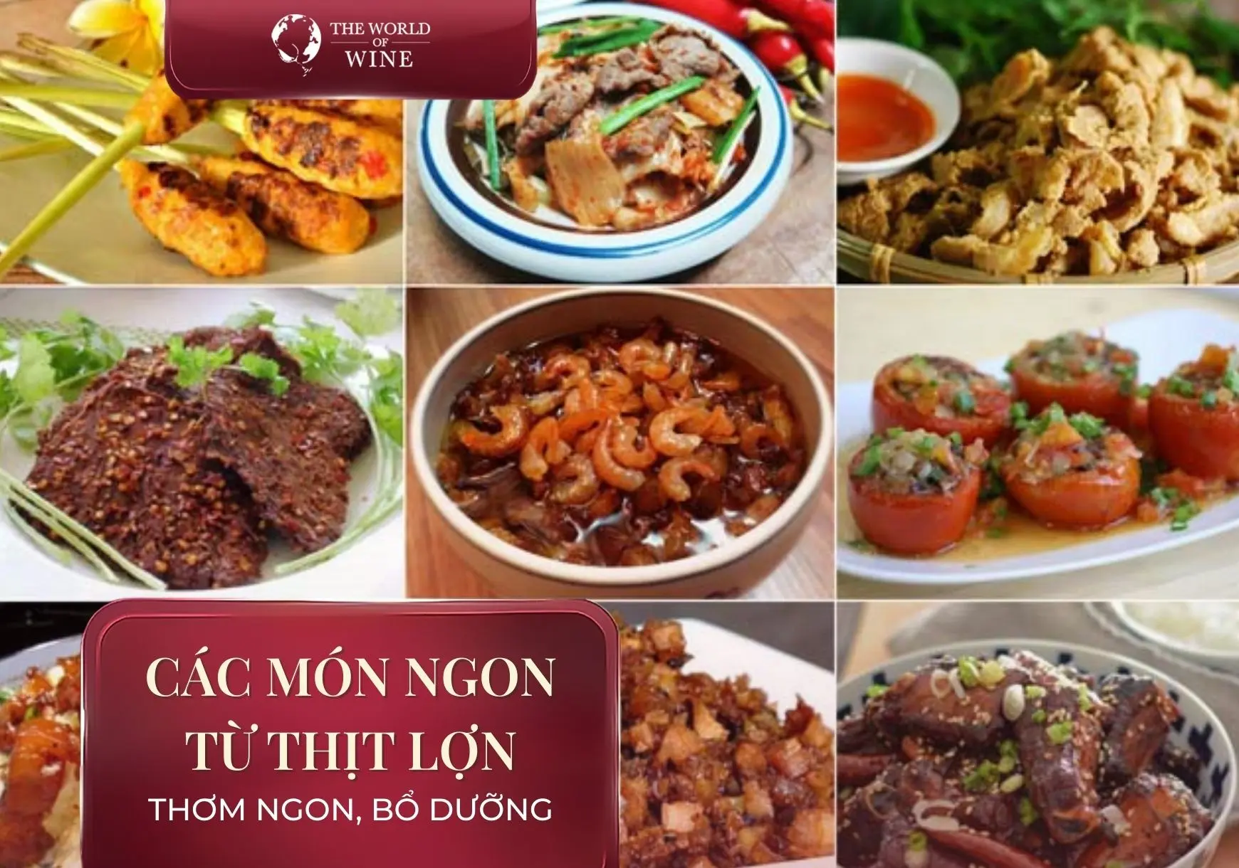 Khám phá 101 món ngon từ thịt lợn với đủ kiểu chế biến từ truyền thống đến sáng tạo