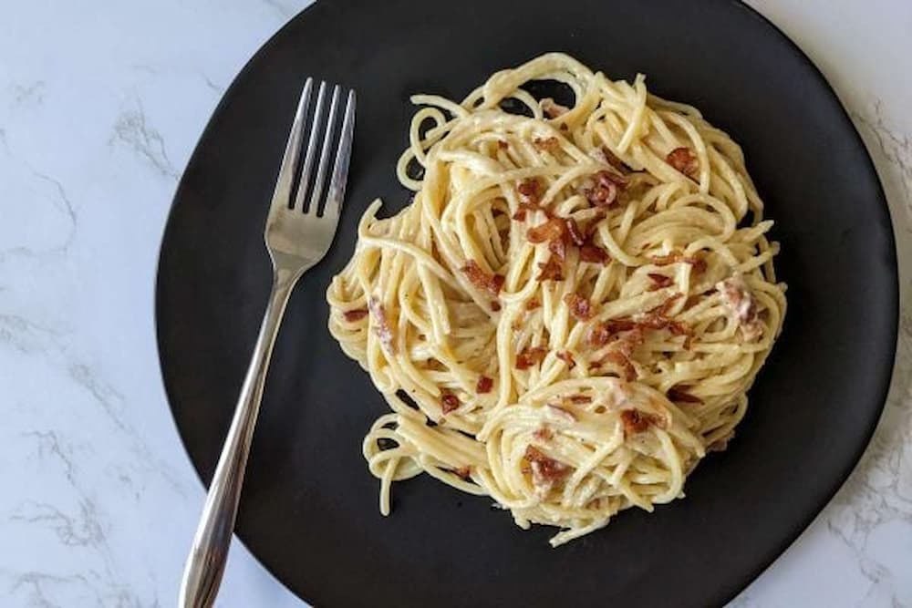 Món mì Ý Carbonara béo mịn, thơm ngon