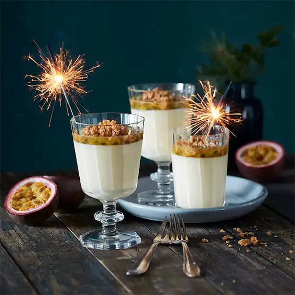 Panna Cotta Champagne mang lại cảm giác tươi mới, thanh lịch