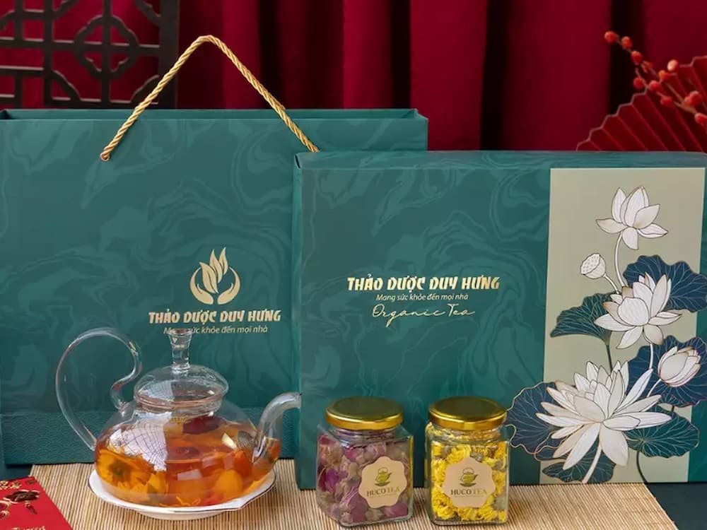 Quà tặng bồi bổ sức khỏe cho nam giới trung niên trà thảo mộc