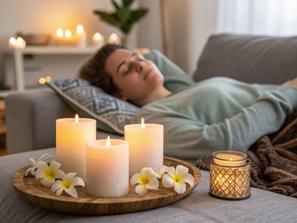 Nến thơm cao cấp mang lại không gian thư giãn dễ chịu
