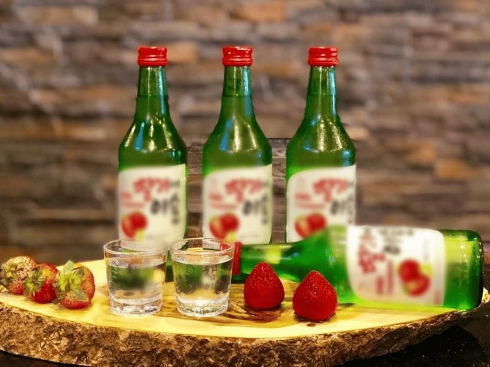 Soju có nồng độ trung bình, vị tương đối nhẹ